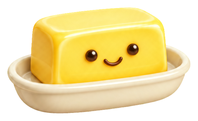 Preview for 3d Breakfast Buddies Butter Dish