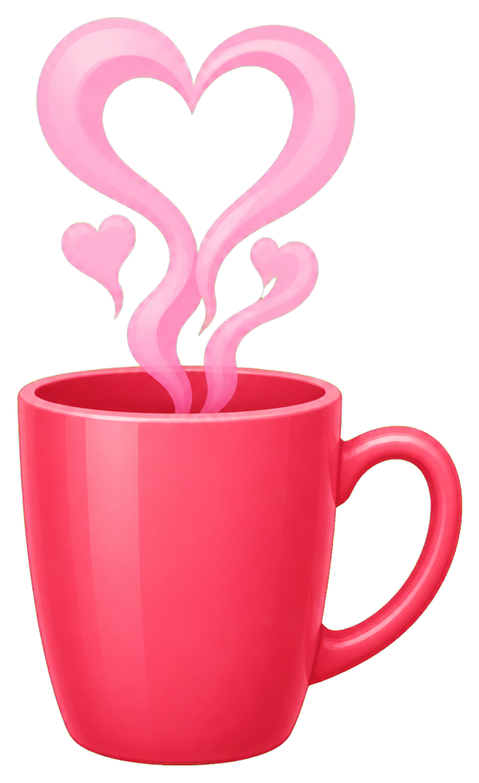 Preview for Heart Coffee Mug Sticker