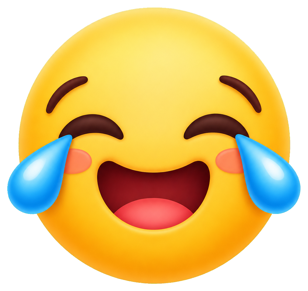 Preview for Crying Laughing Face Sticker
