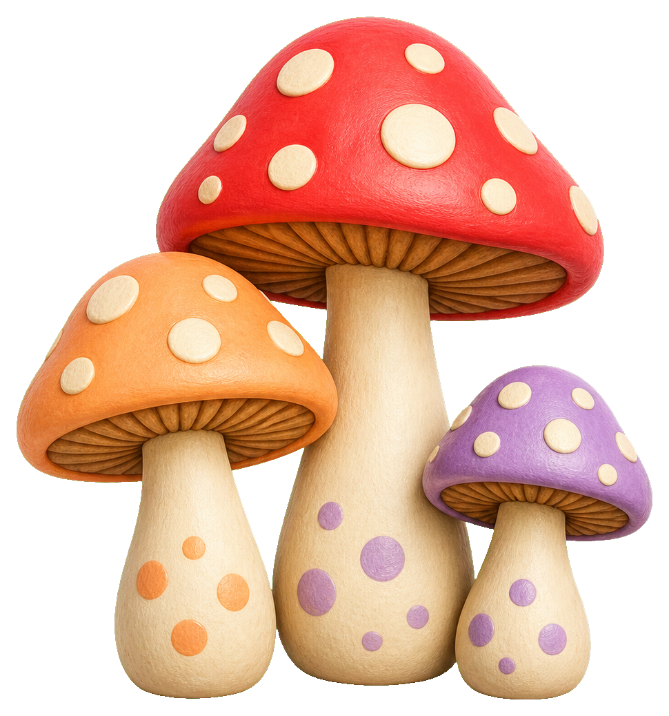Preview for Mushroom Garden Sticker Graphic