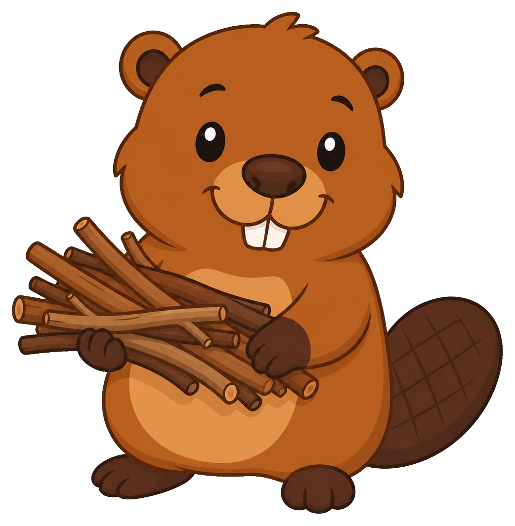 Preview for Beaver Dam Piece Sticker
