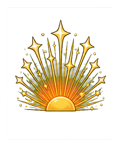 Preview for Sunrise Sparkle Fan Sticker