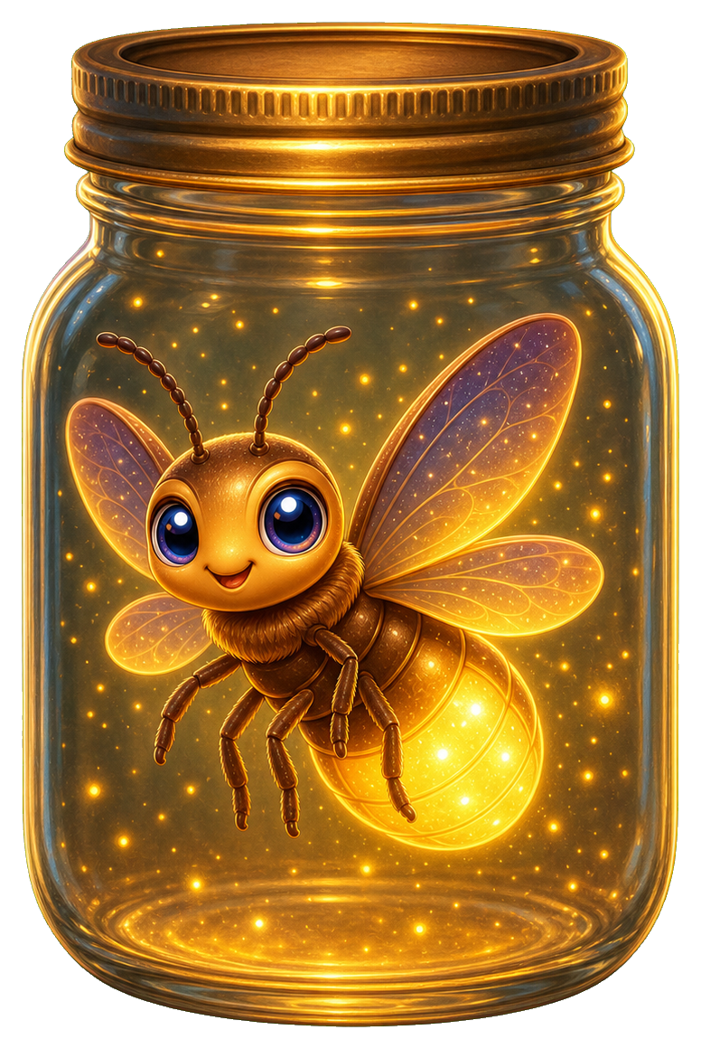 Preview for Firefly In Mason Jar Sticker