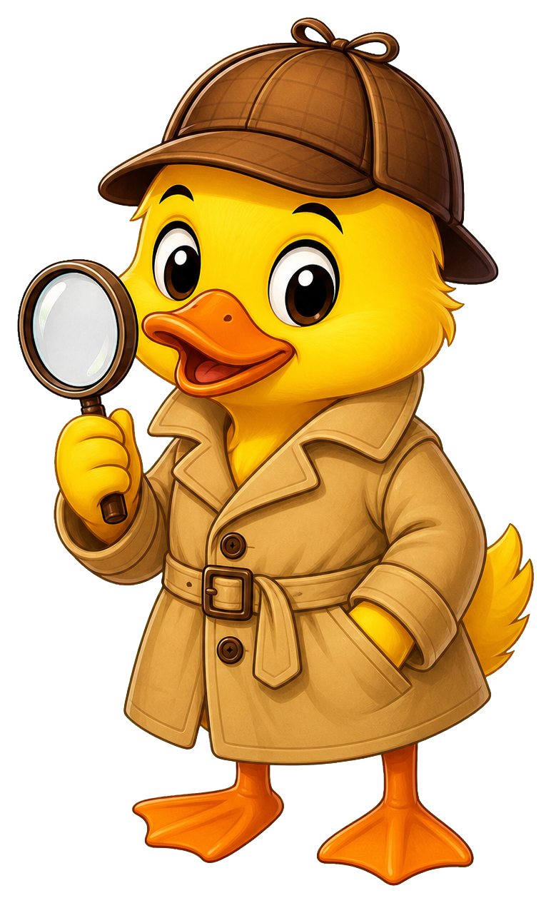 Preview for Detective Duck Sticker