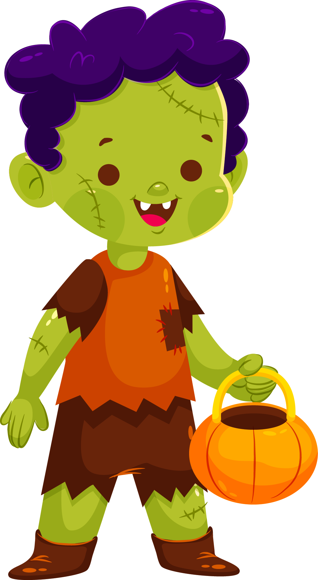 Preview for Halloween-frankenstein-trick-or-treat-halloween-costume-sticker-8d061