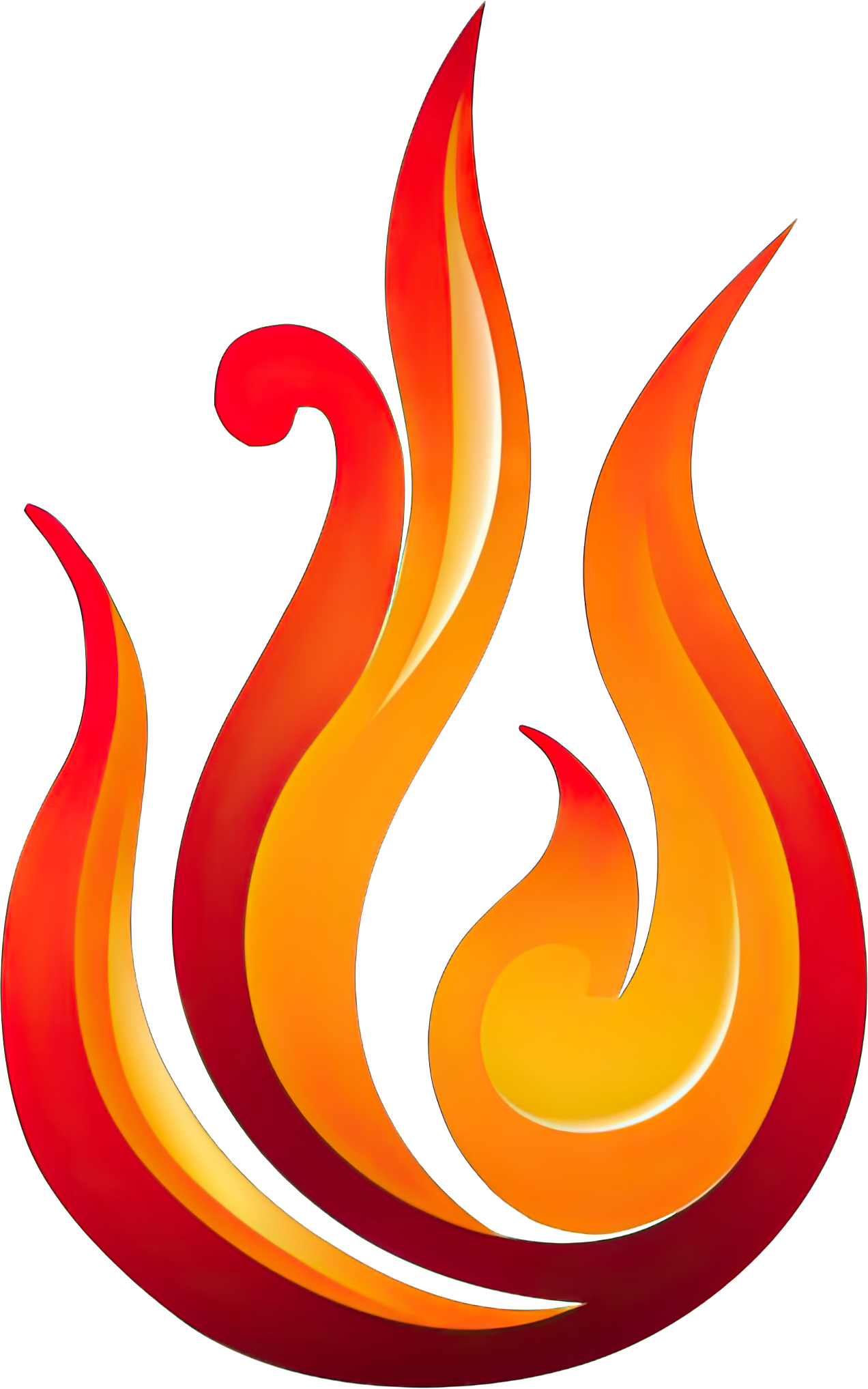Preview for Flame-icon-illustration-logo-colorful-sticker-261bb