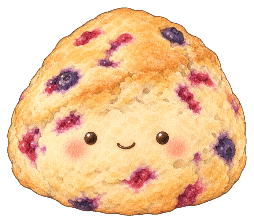 Preview for Bakery Scone With Berry Pieces Sticker