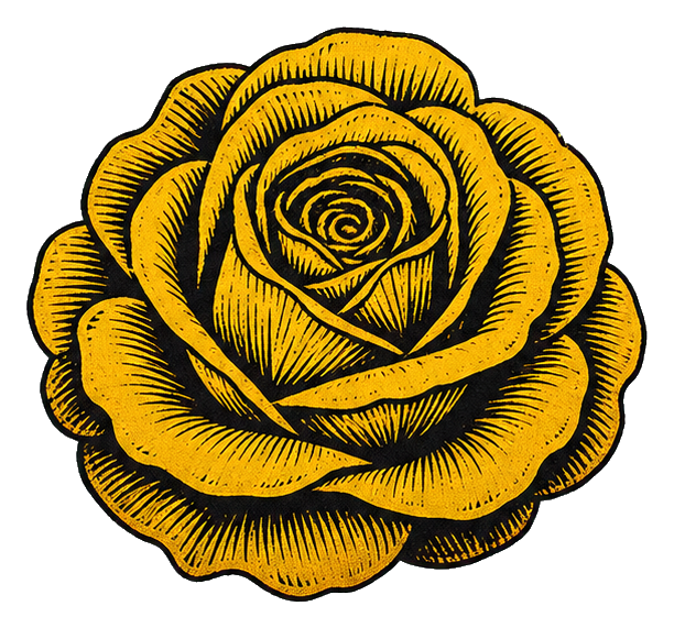Preview for Golden Cabbage Rose Sticker