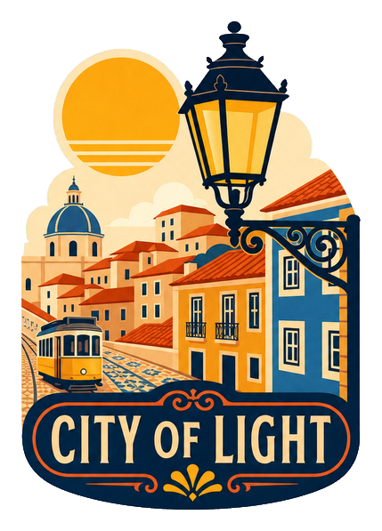 Preview for City Of Light Lisbon Sticker