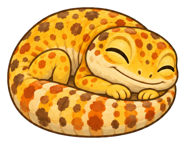 Preview for Sleepy Curled Gecko