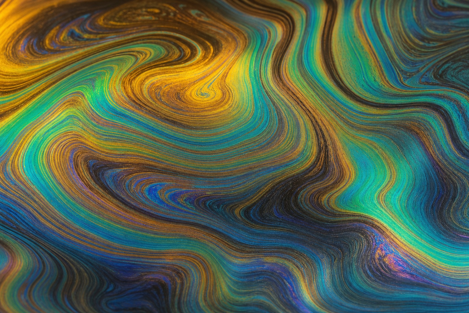 Preview for Gold Emerald Iridescent Texture Background