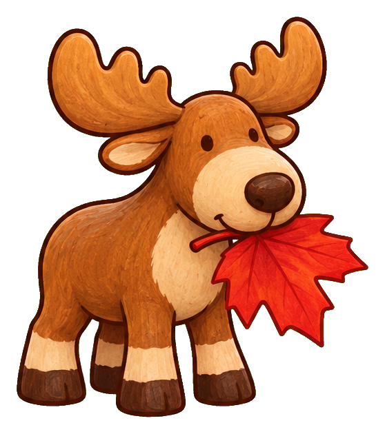 Preview for Moose With A Maple Leaf