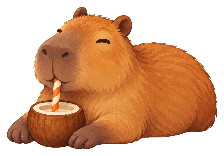 Preview for Chill Capybara Coconut Sip