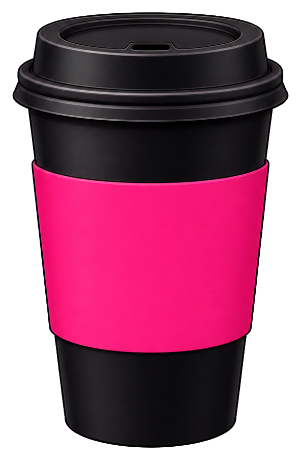 Preview for Pink Coffee Cup Sticker