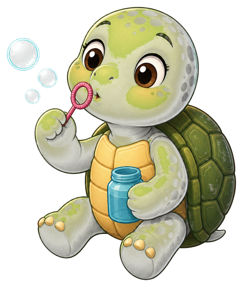 Preview for Bubble Turtle Sticker