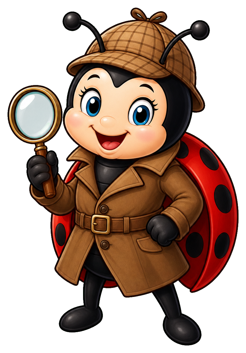 Preview for Detective Ladybug Sticker