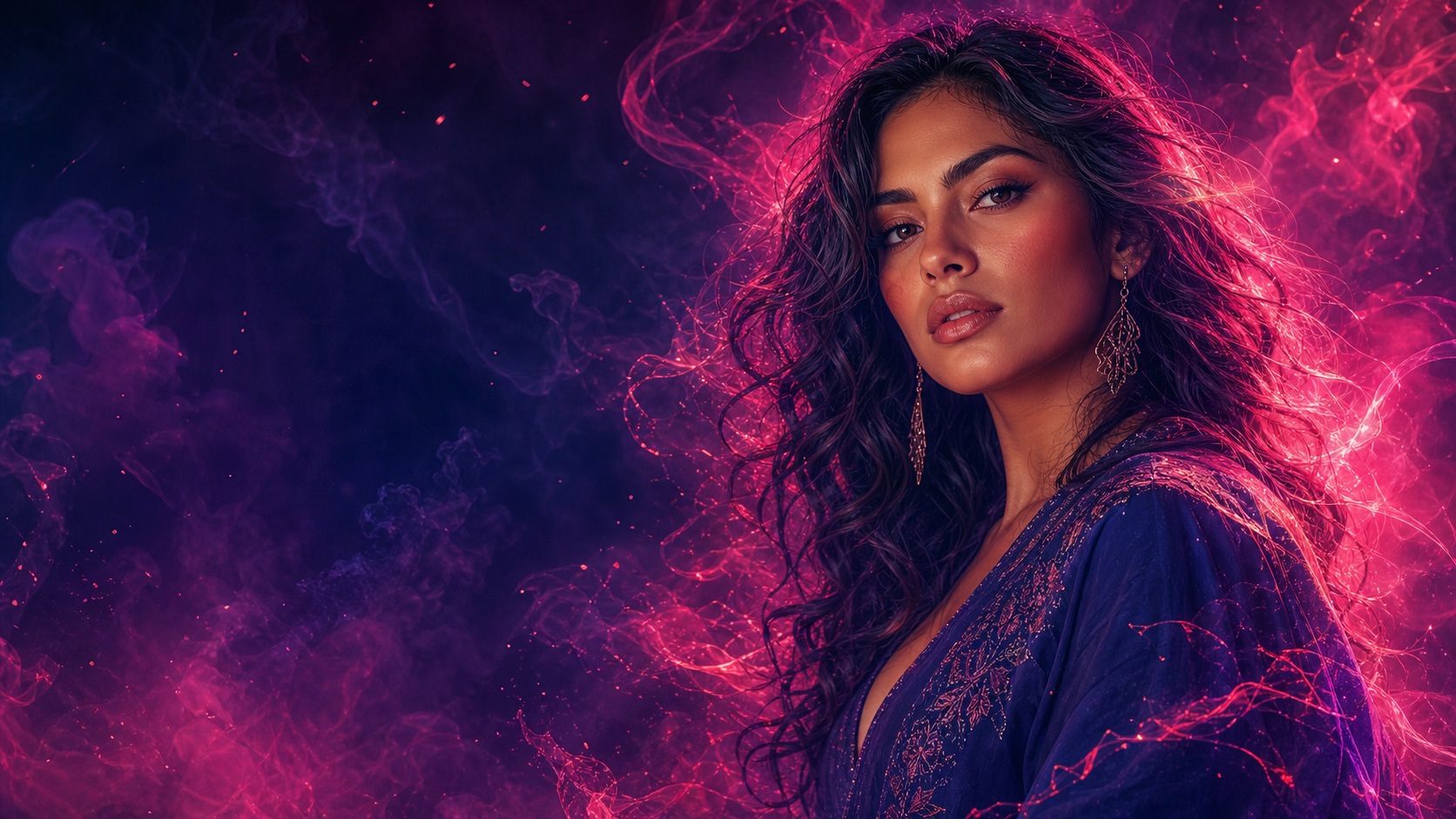 Preview for Neon Fantasy Portrait Background