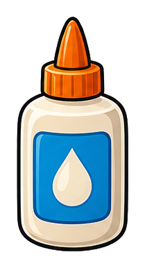 Preview for Glue Bottle Sticker Graphic