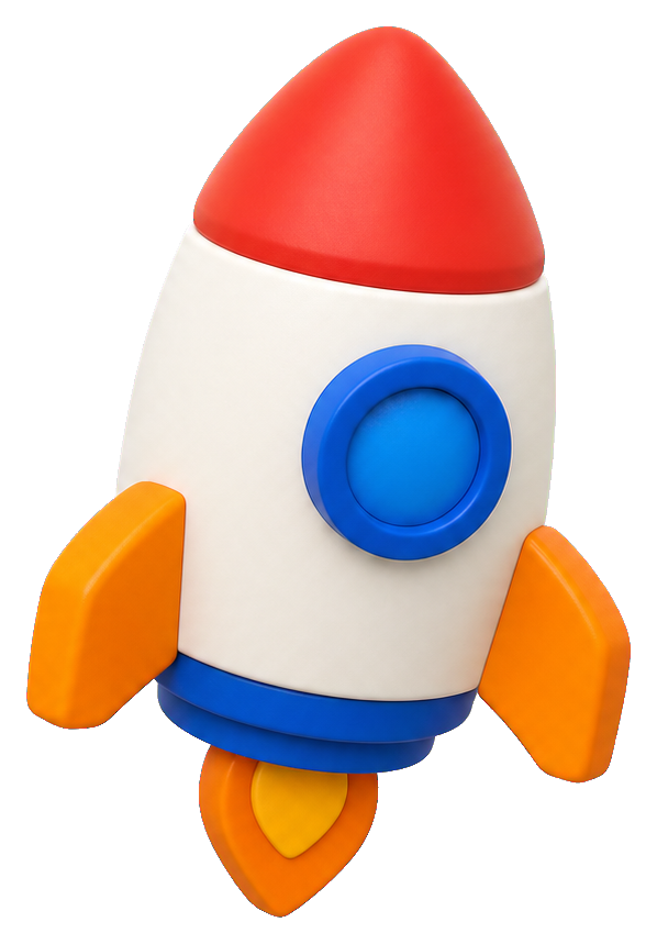 Preview for Rocket Sticker Graphic