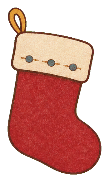 Preview for Cranberry Christmas Stocking Sticker