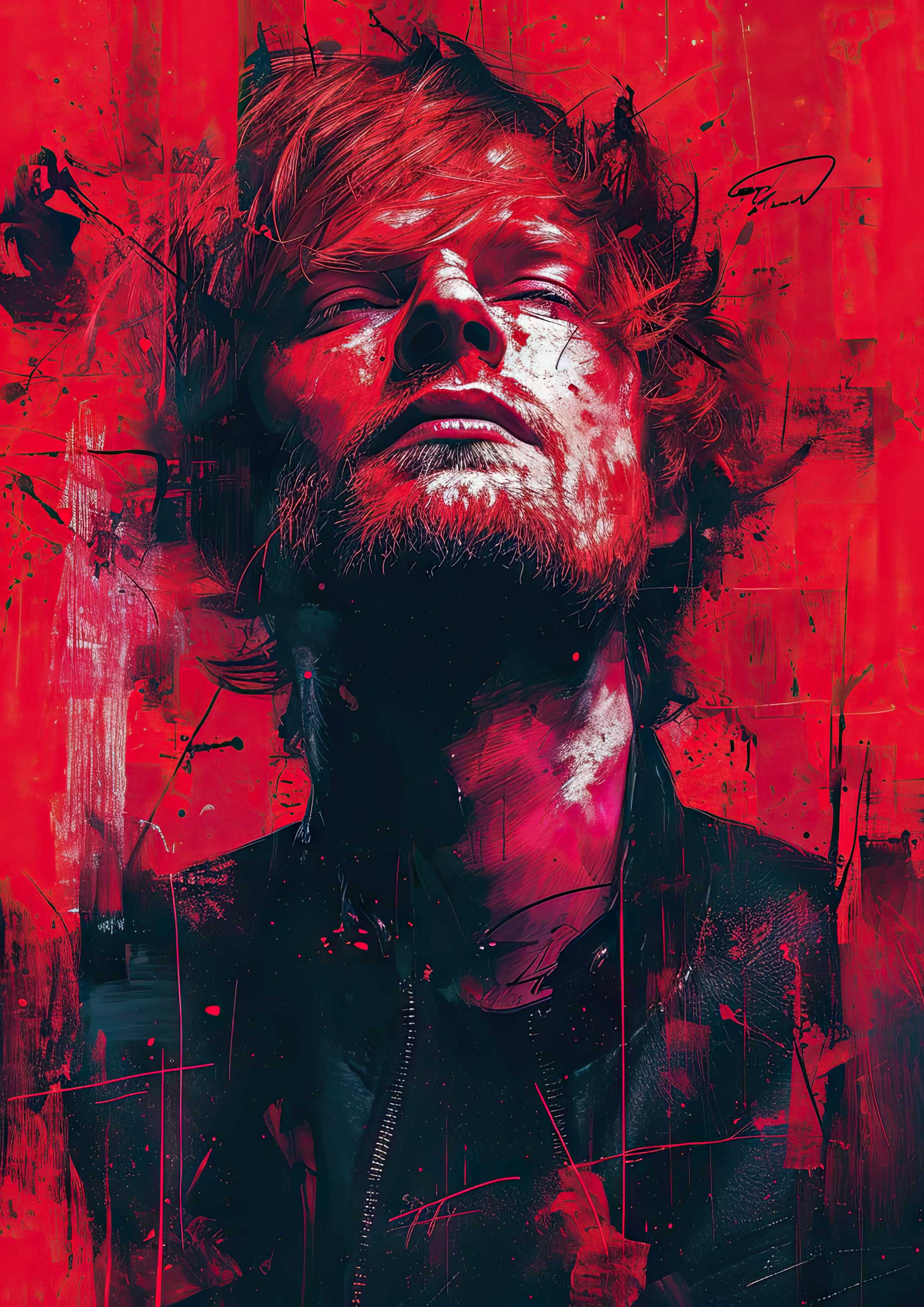 Preview for Red-abstract-portrait-celebrities-background-d662c