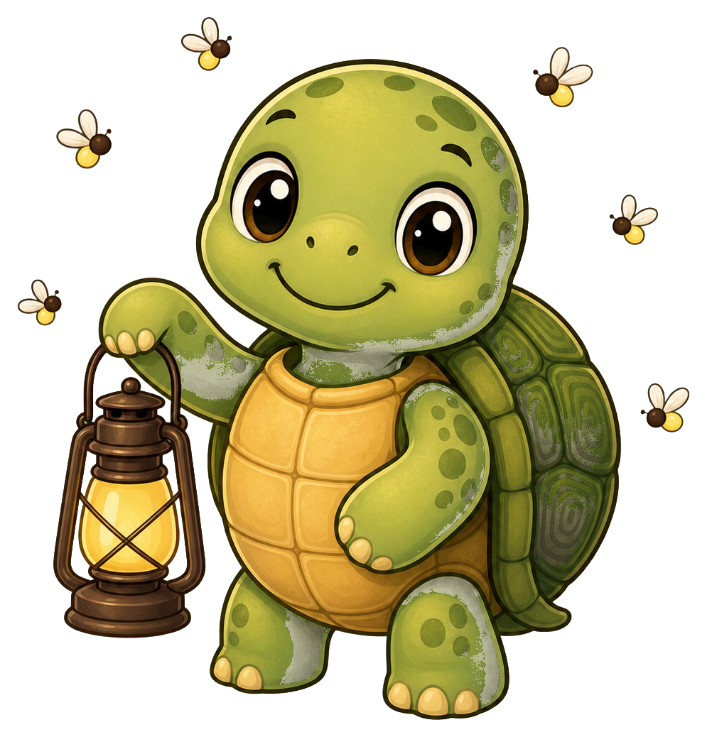 Preview for Turtle Firefly Lantern Sticker
