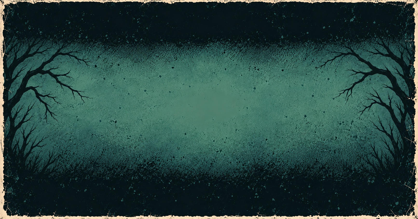 Preview for Vintage Horror Teal Forest Event Background