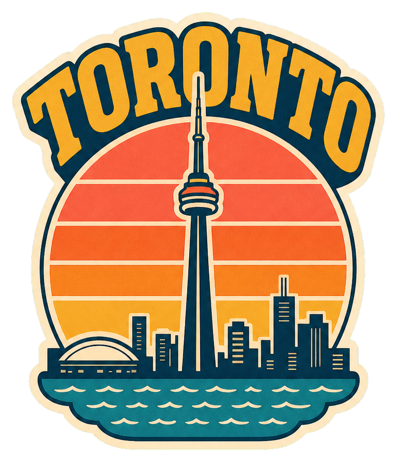 Preview for Cn Tower Sunset Sticker Graphic