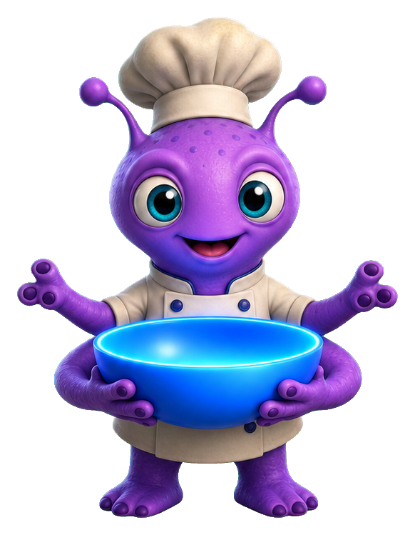 Preview for Soup Bowl Alien Chef Sticker