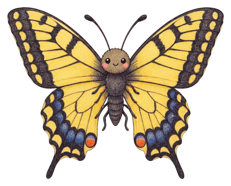 Preview for Swallowtail Butterfly Sticker