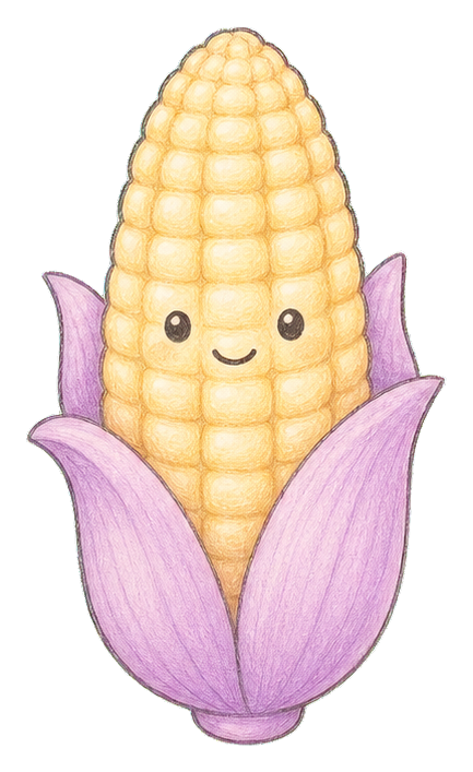 Preview for Cute Corn Cob Sticker