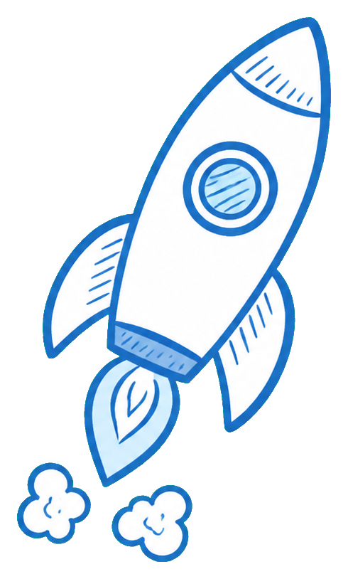 Preview for Launching Rocket Sticker