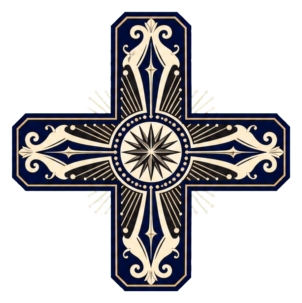 Preview for Equal Arm Greek Cross Sticker