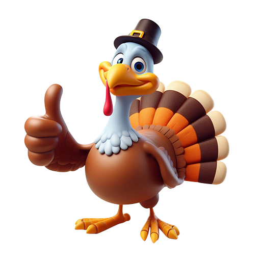 Preview for Thanksgiving-turkey-character-sticker-5bd8f