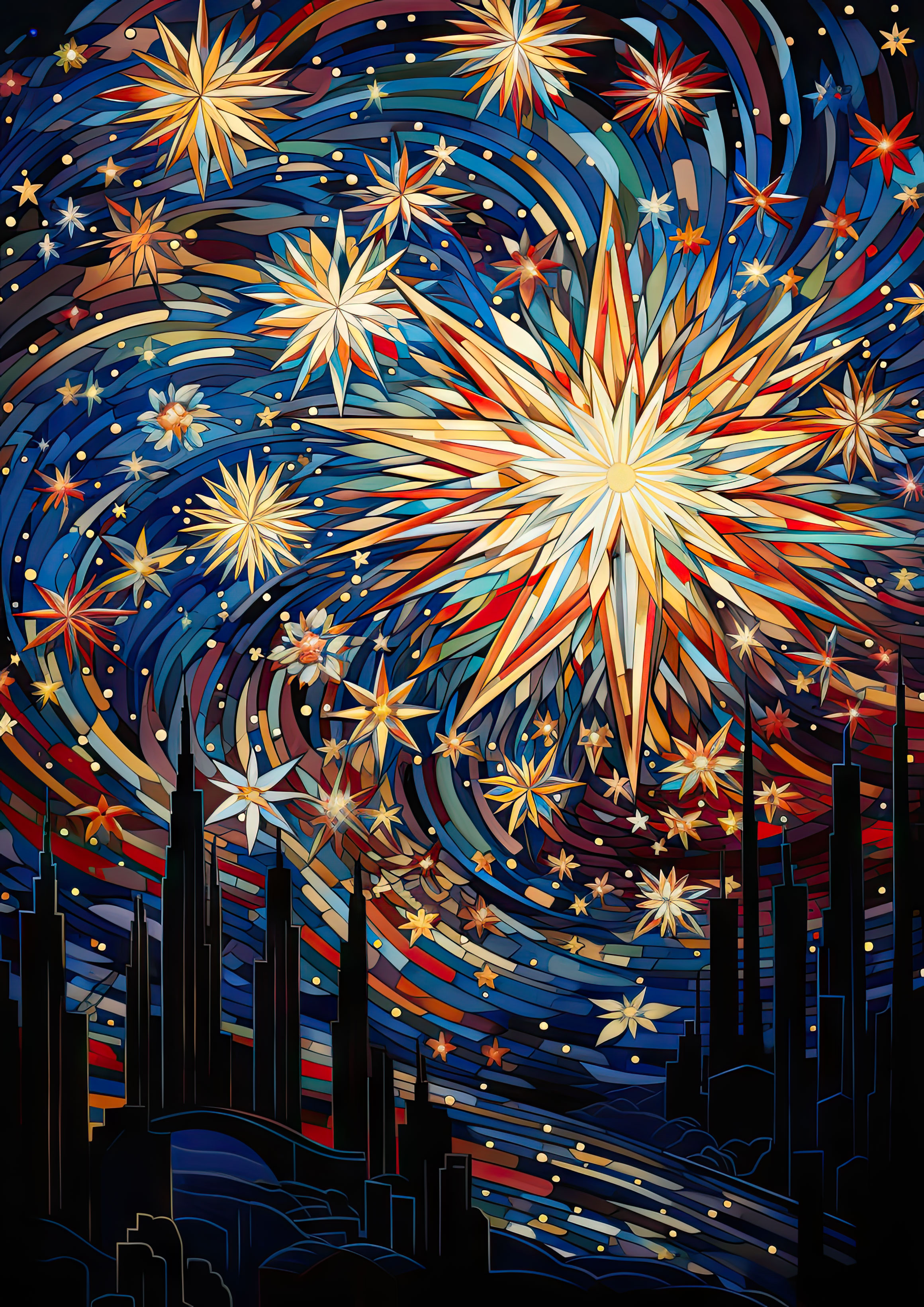 Preview for Vibrant-fireworks-display-new-year-background-f3c87