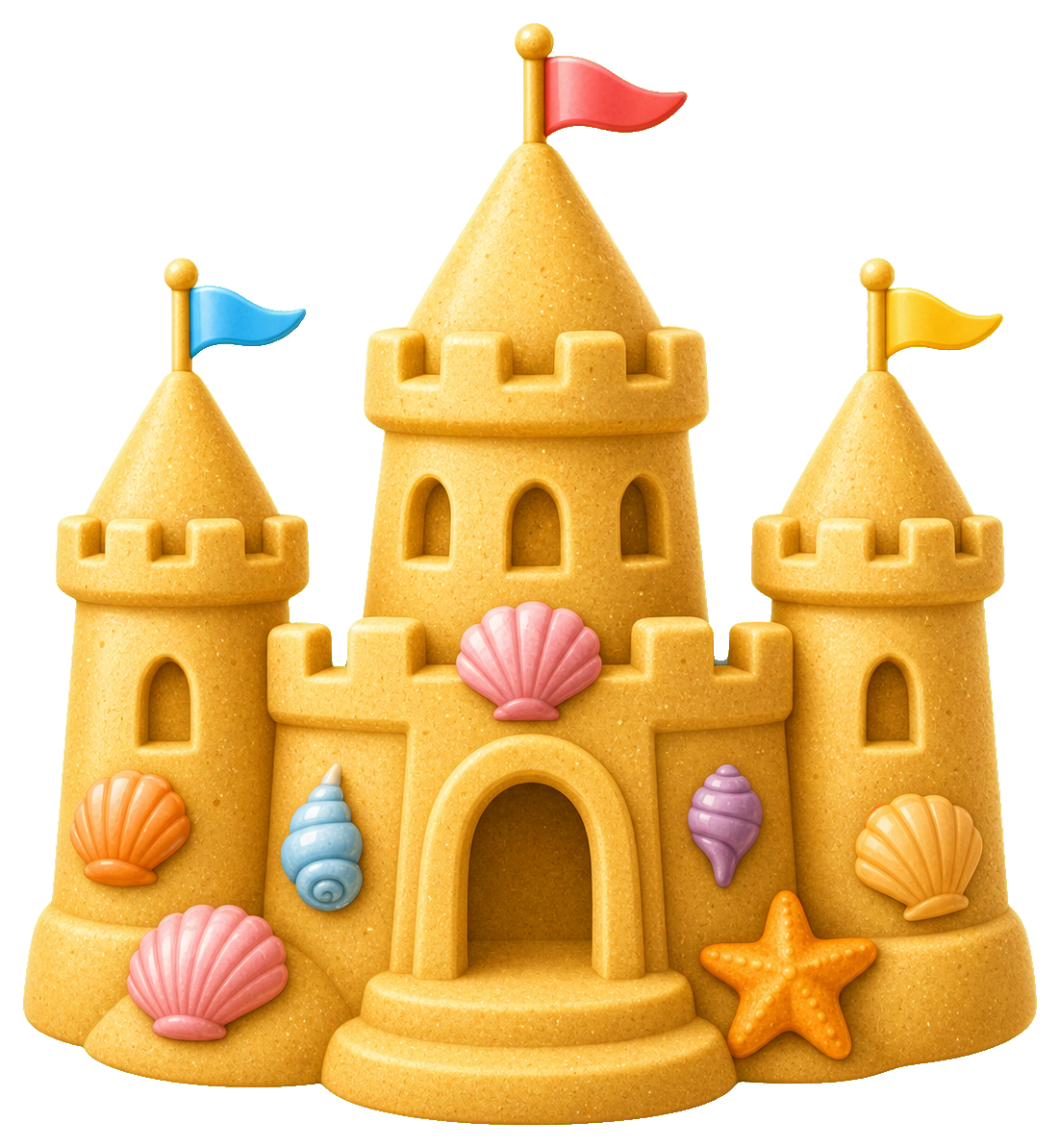 Preview for Sandcastle Sticker For Summer Designs