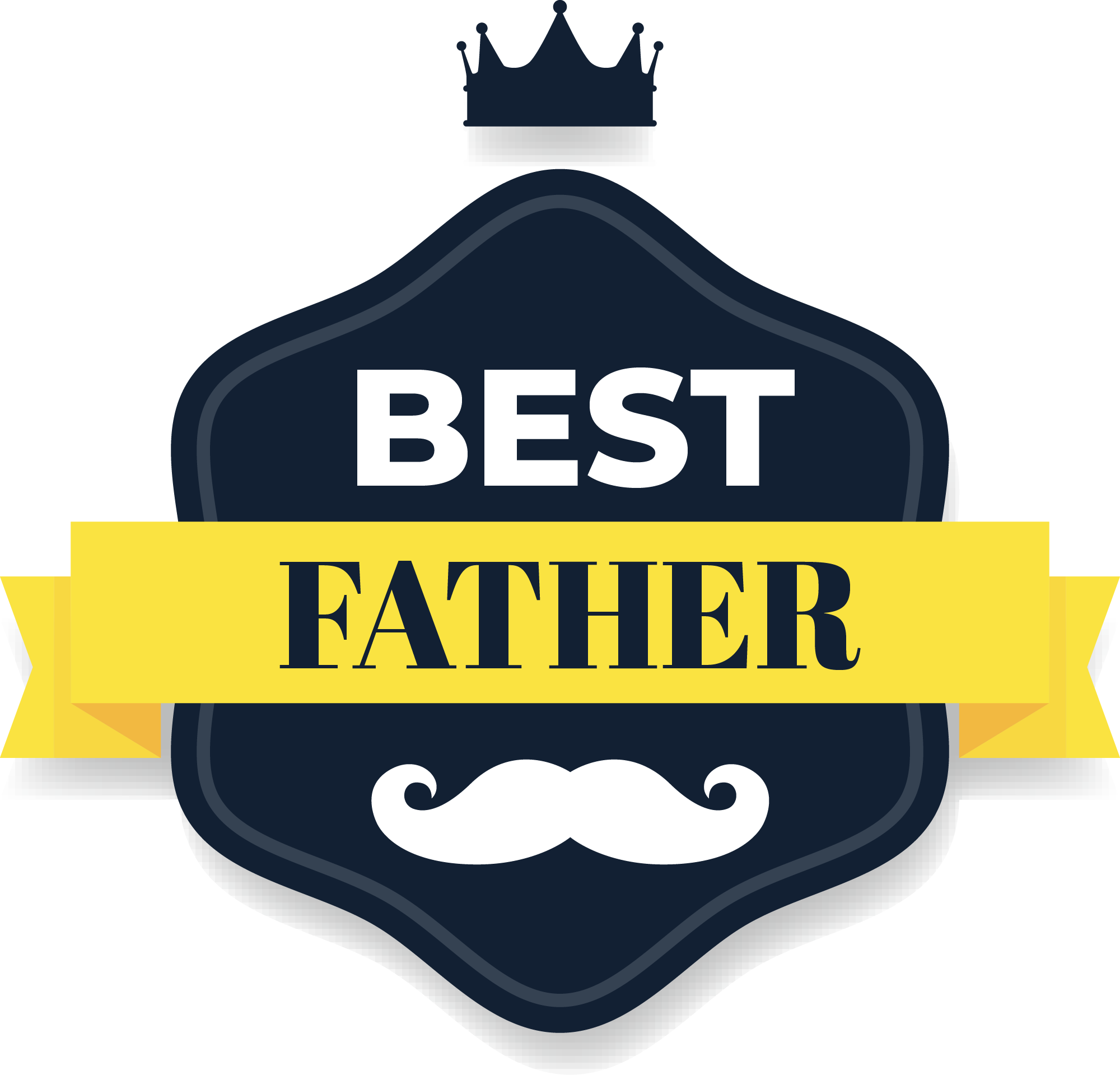 Preview for Best-father-badge-icon-fathers-day-sticker-fa4fd
