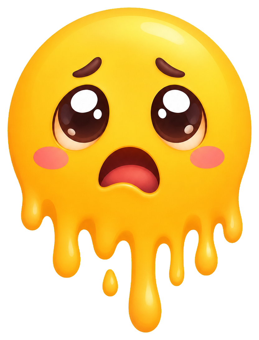 Preview for Melting Face Sticker For Reactions And Emojis