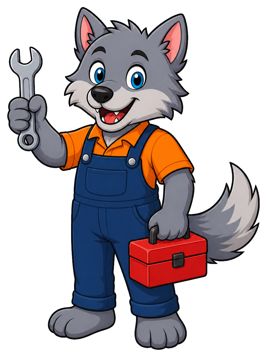 Preview for Mechanic Wolf Sticker