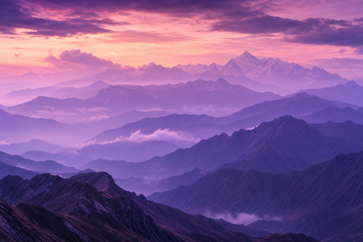 Preview for Lavender Alpine Ridge Stock Background