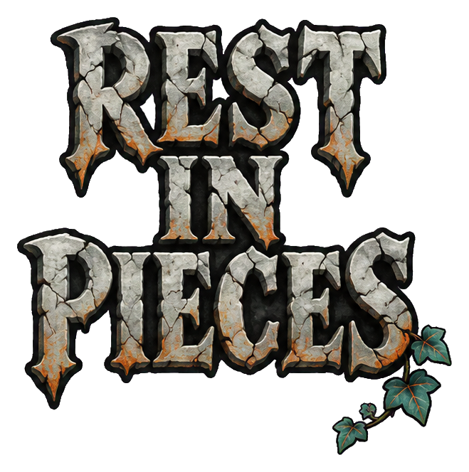 Preview for Rest In Pieces Gothic Horror Lettering