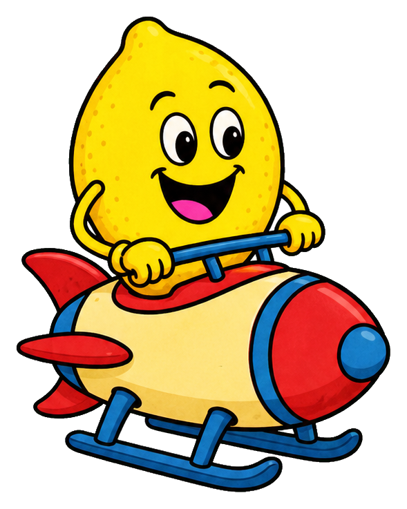 Preview for Lemon Rocket Sled Sticker