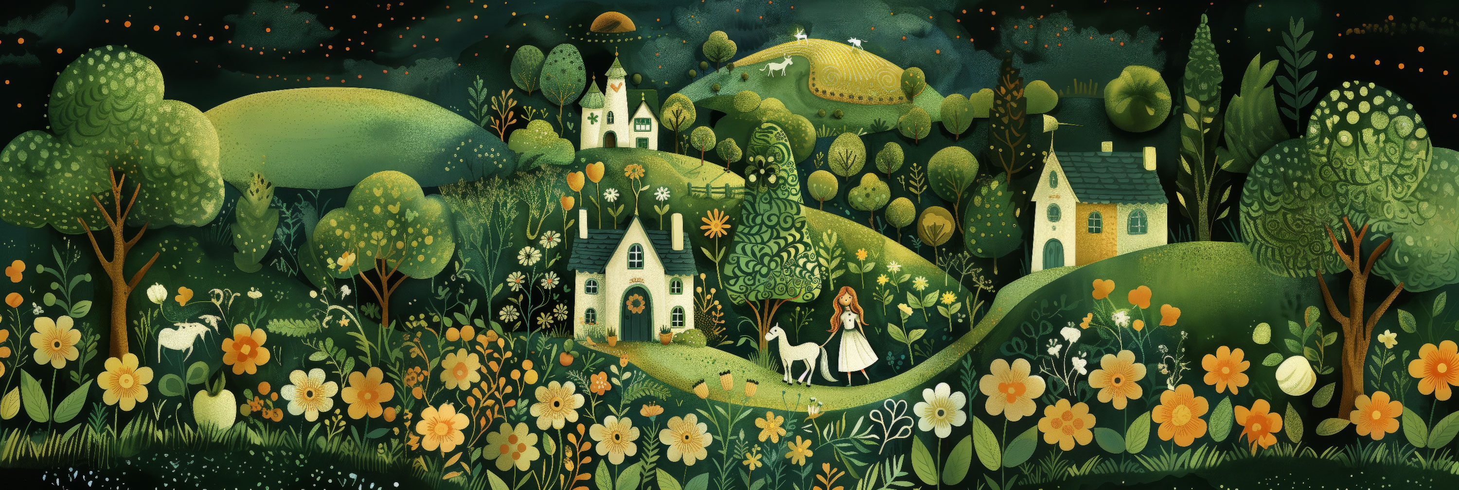 Preview for Whimsical-village-landscape-st-patricks-background-fd946