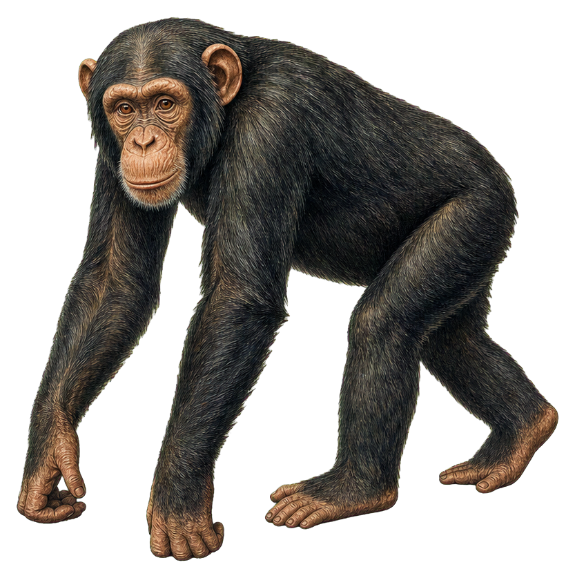 Preview for Chimpanzee Vintage Sticker