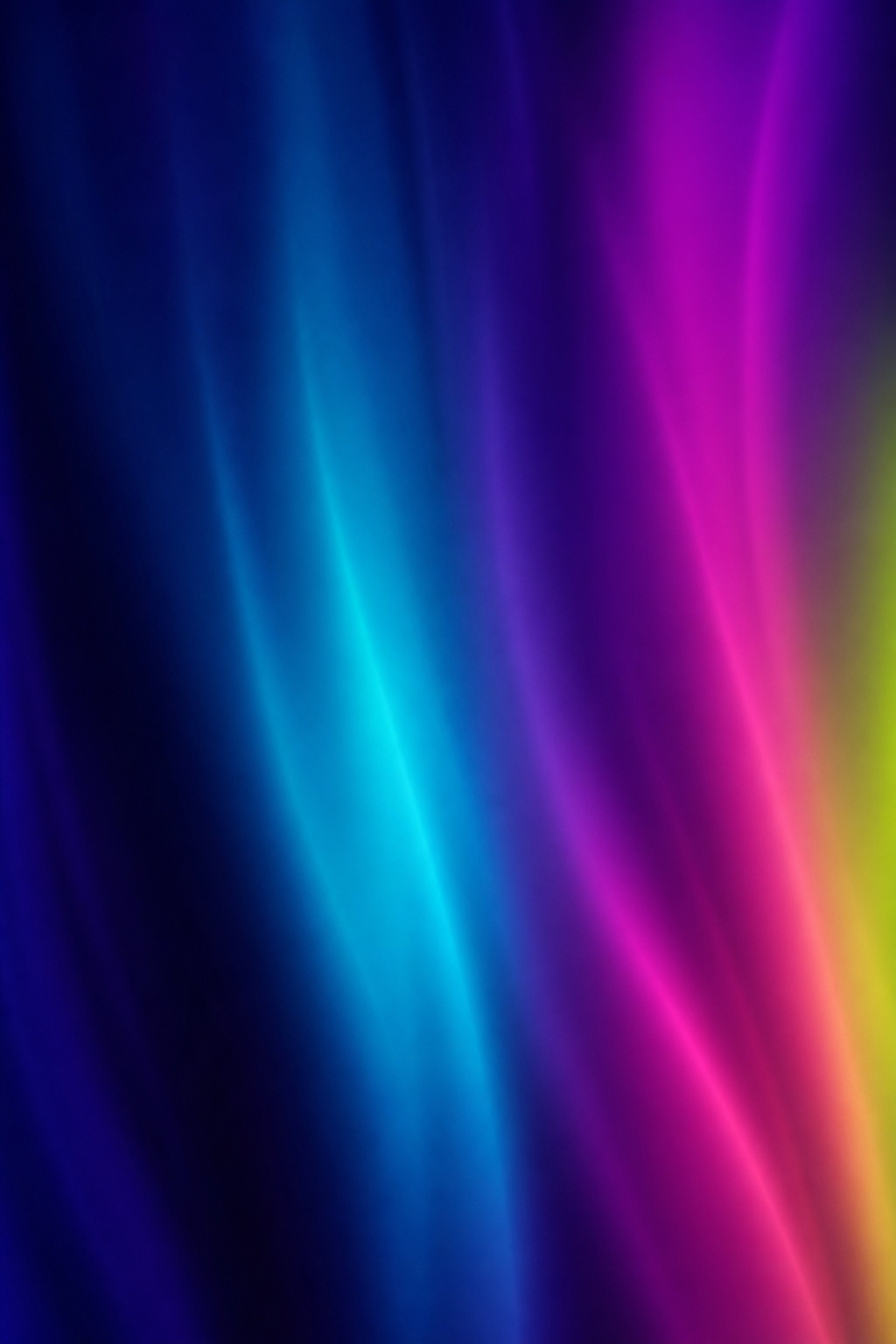 Abstract neon gradient with blue, pink, and purple light streaks on a dark background