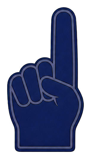Preview for Foam Finger Sticker For Sports Designs