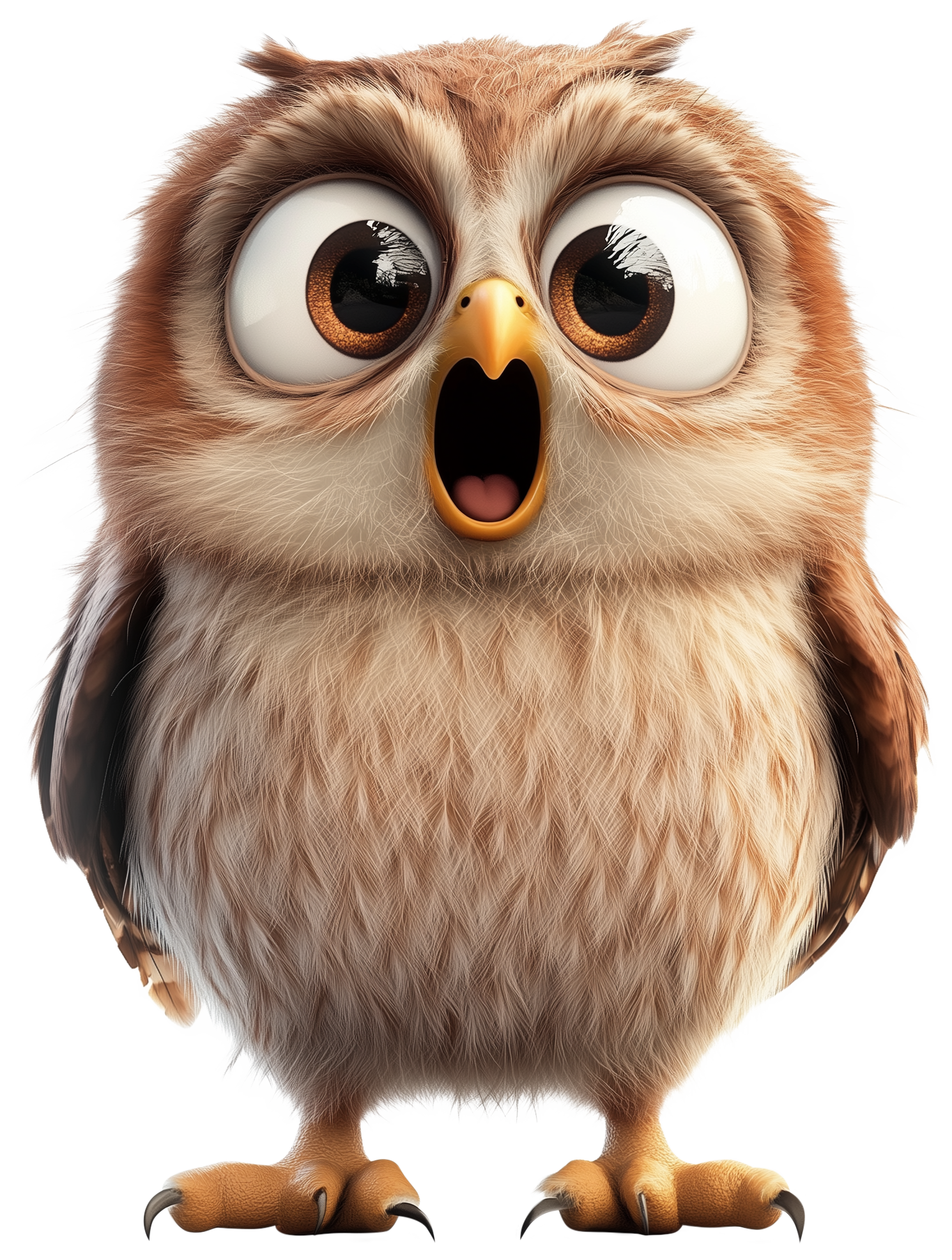 Preview for Cute Owl Emoji Sticker Graphic