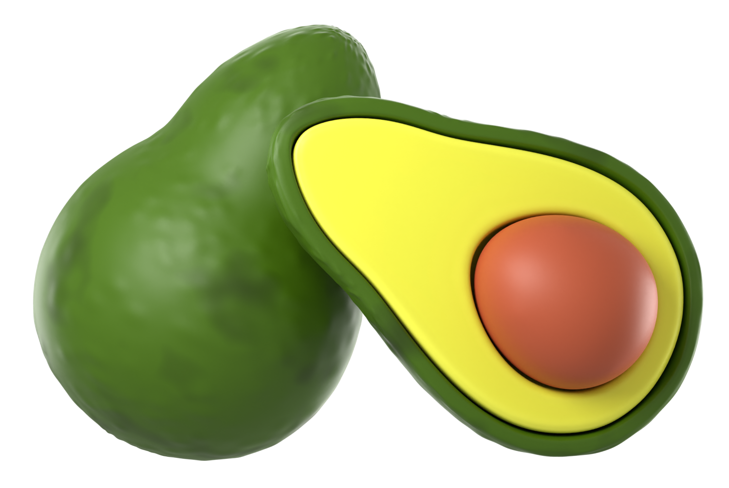 Preview for Avocado-illustration-food-sticker-93684