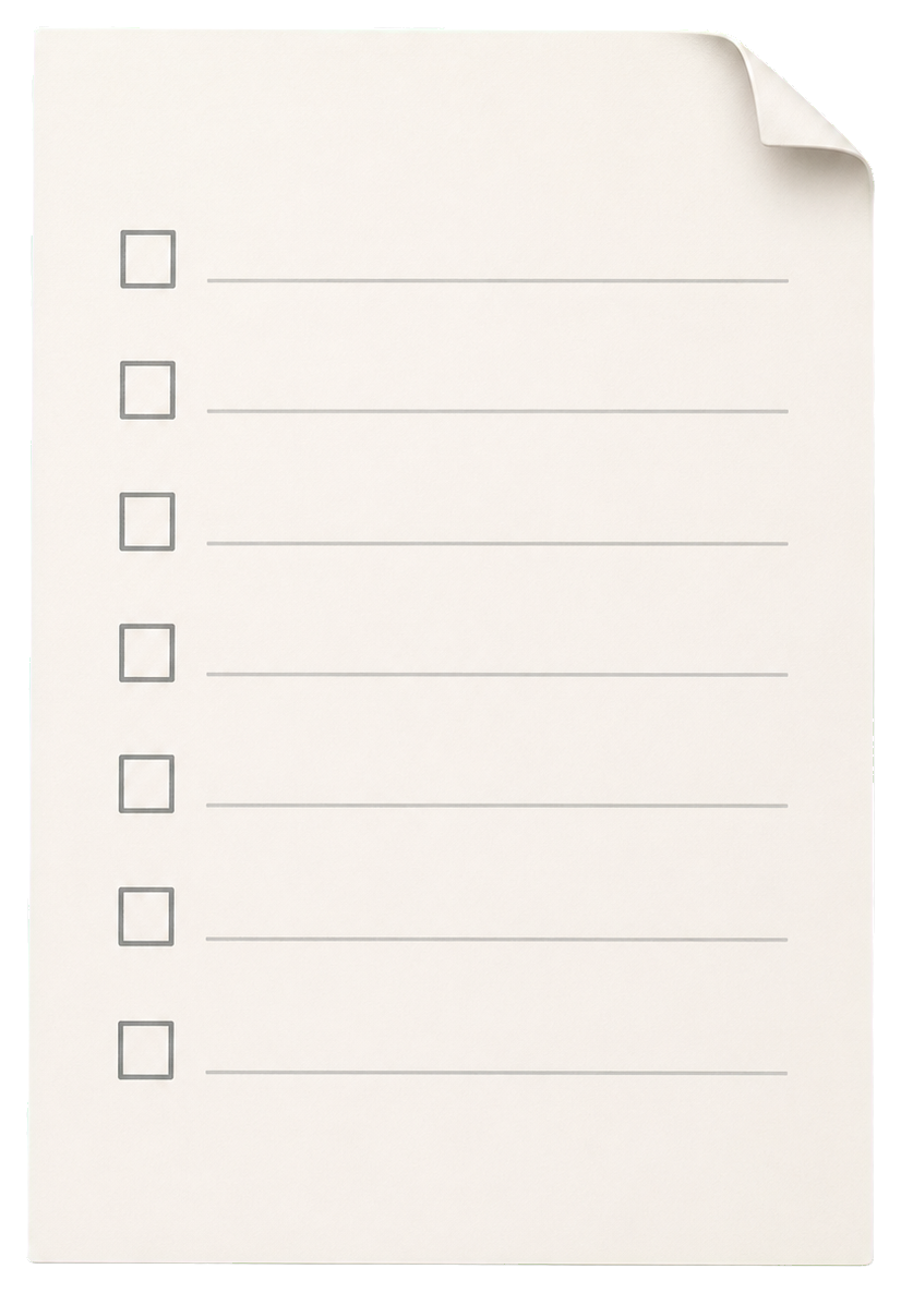 Preview for Checklist Blank Sticker