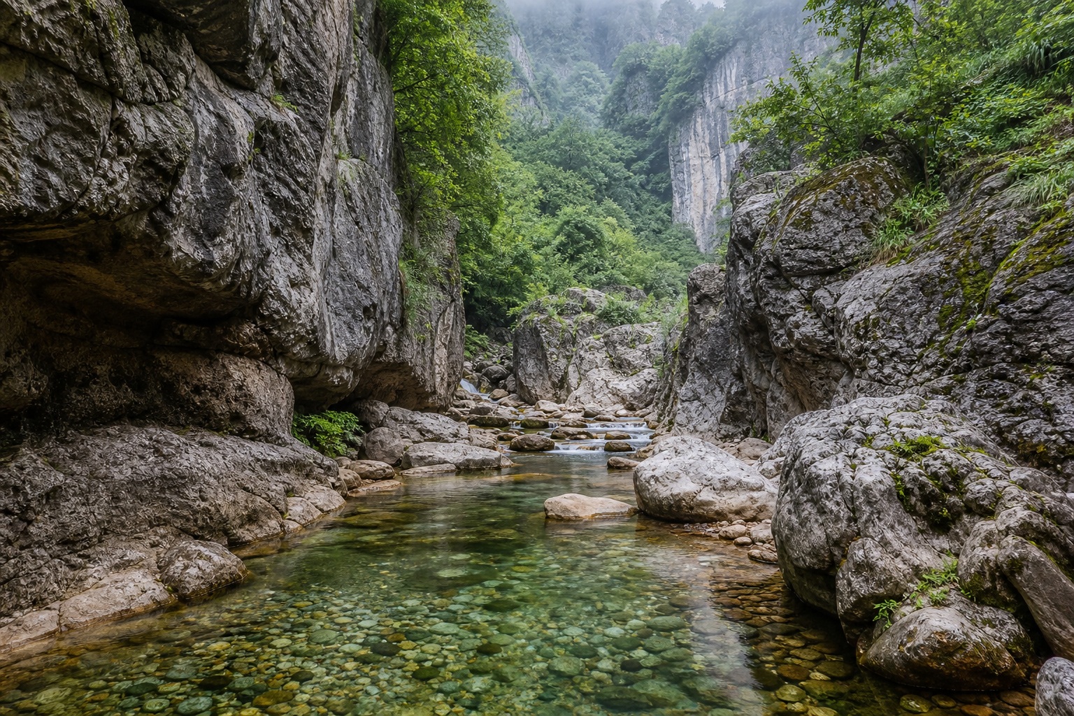 Preview for Limestone Ravine Stream Background